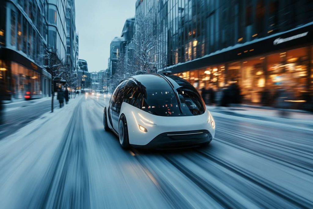 En selvkjørende bil i Oslo når kjøreautomatisering blir en realitet.